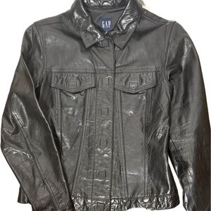 Vintage Gap Leather Jacket size S
